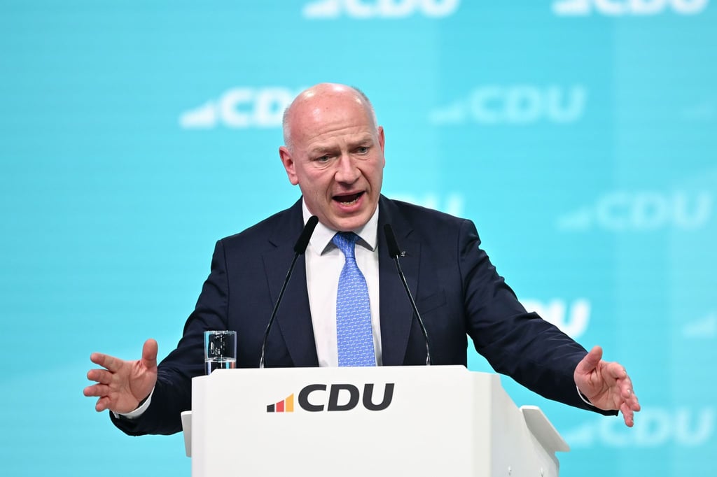 Berlins Regierender Bürgermeister und CDU-Landesvorsitzender Kai Wegner hat insbesondere die Linke beim CDU-Bundesparteitag scharf angegriffen.