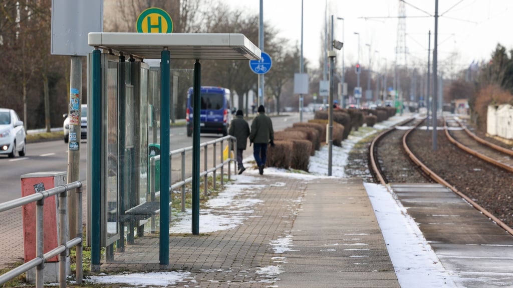 Die Haltestelle in Magdeburg wird barrierefrei ausgebaut.