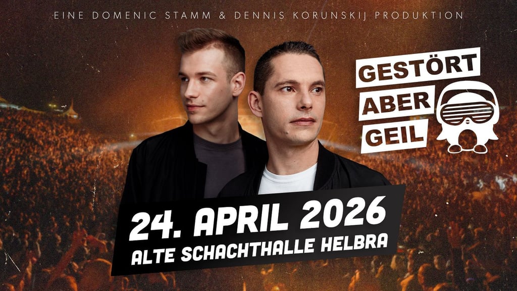 „Gestört aber GeiL“ kommen im April in die Alte Schachthalle nach Helbra.