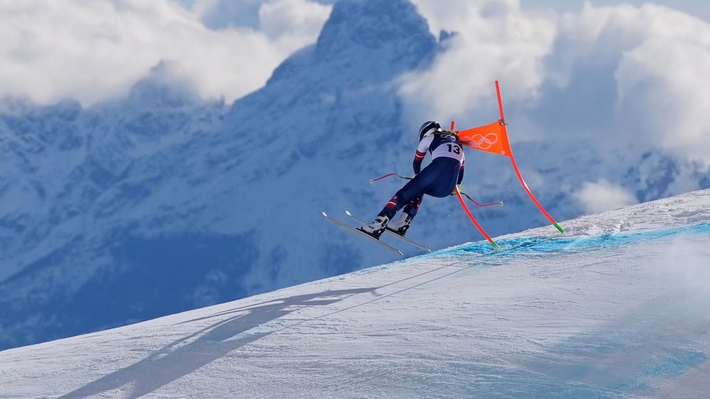 Grüße aus Cortina: Hinter dieser malerischen Momentaufnahme steckt der Beginn des großen Dramas um Lindsey Vonn. (Archivbild)