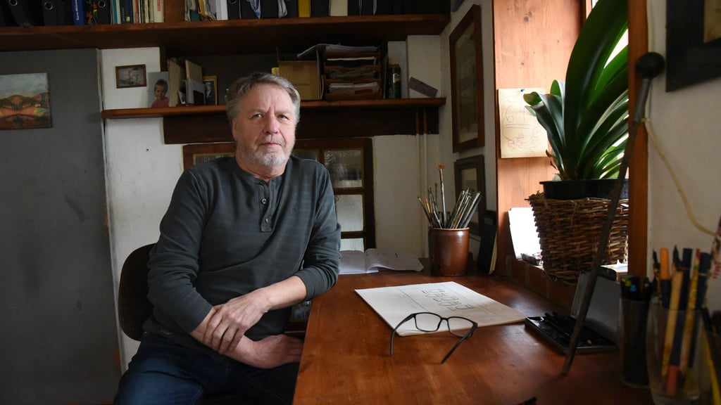 Frank Liersch entdeckte ein Skizzenbuch von Ludwig Grimm.