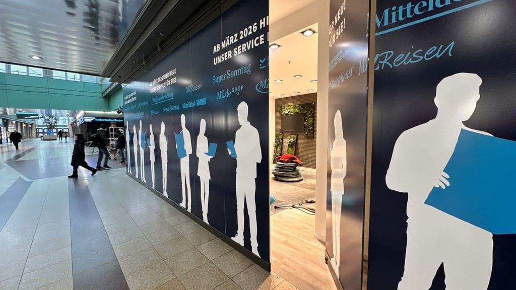 Der neue Medienpunkt liegt zentral im Neustadt Centrum, direkt neben dem neuen Rewe-Markt.