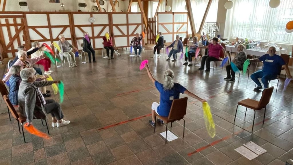 Wer nicht gut zu Fuß ist, kann trotzdem etwa für seine Gesundheit tun. In Molmerswende wird es vorgemacht.