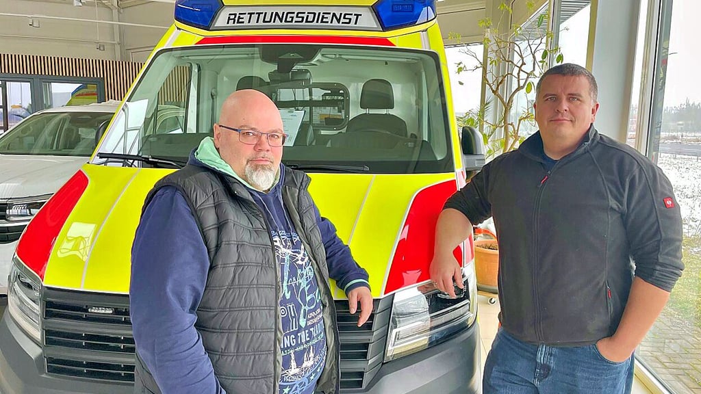 Die beiden Köpfe von Elbe Sonderfahrzeuge Schönebeck: Birk Lehmann (links) Kay Behring. 