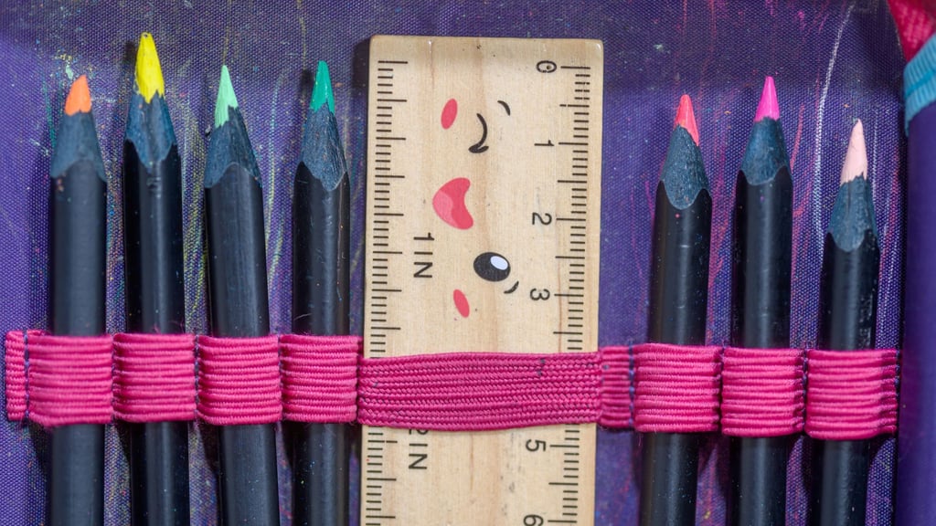 Lineale stecken in vielen Federtaschen von Schülerinnen und Schülern. (Symbolbild)