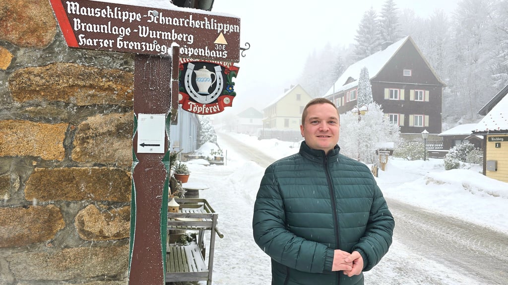 Schierkes Ortsbürgermeister Daniel Schuck glaubt an die erfolgreiche Entwicklung des Brockendorfes im Harz.