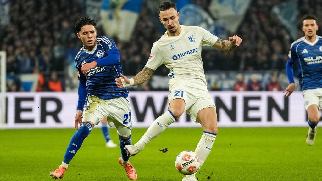 Falko Michel vom 1. FC Magdeburg eroberte zum Spiel gegen Schalke 04 seinen Startelfplatz zurück.