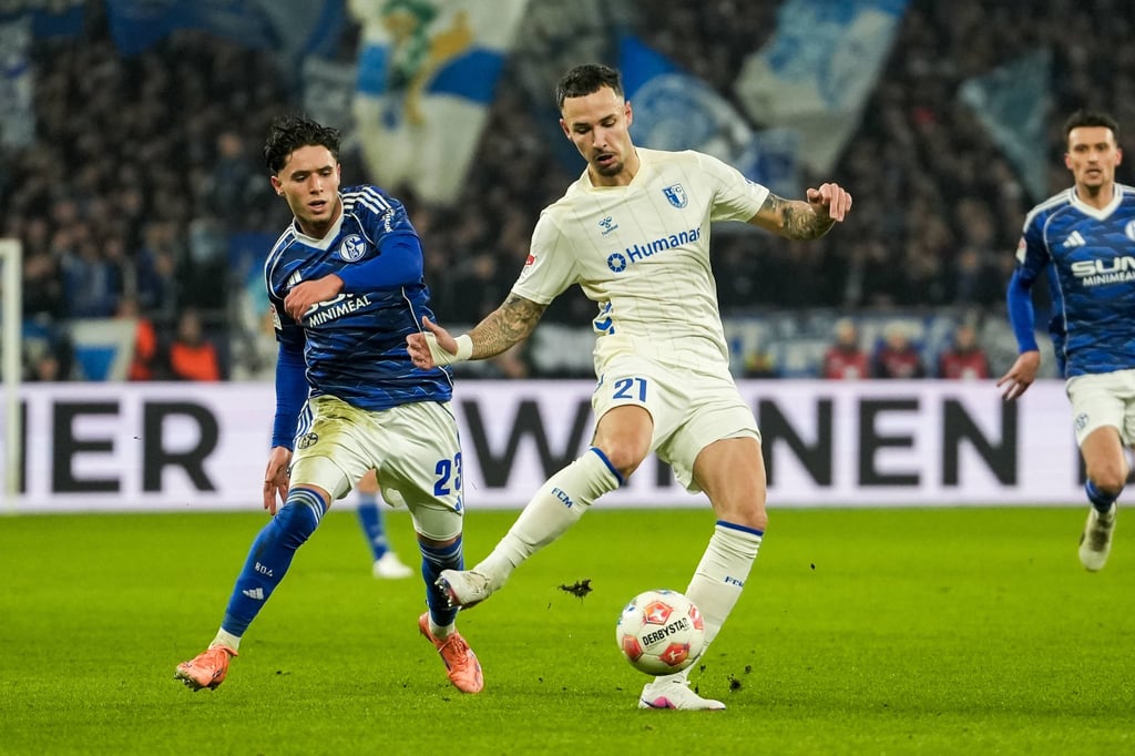 Falko Michel vom 1. FC Magdeburg eroberte zum Spiel gegen Schalke 04 seinen Startelfplatz zurück.