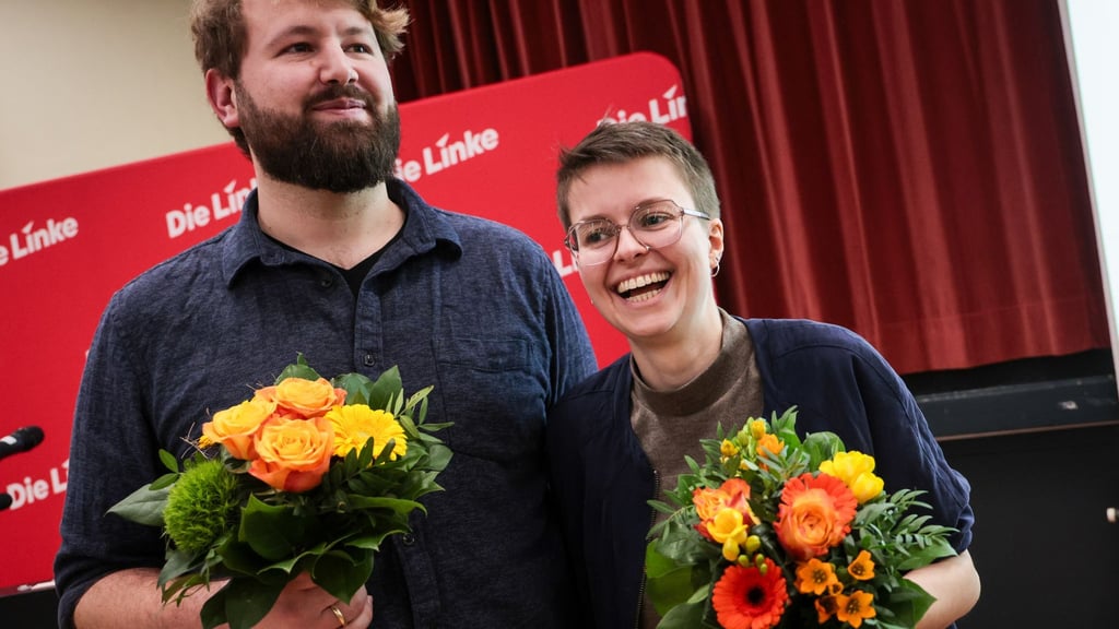 Max Petermann und Anna Fischer wurden als Landesvorstandssprecher der Bremer Linken gewählt.