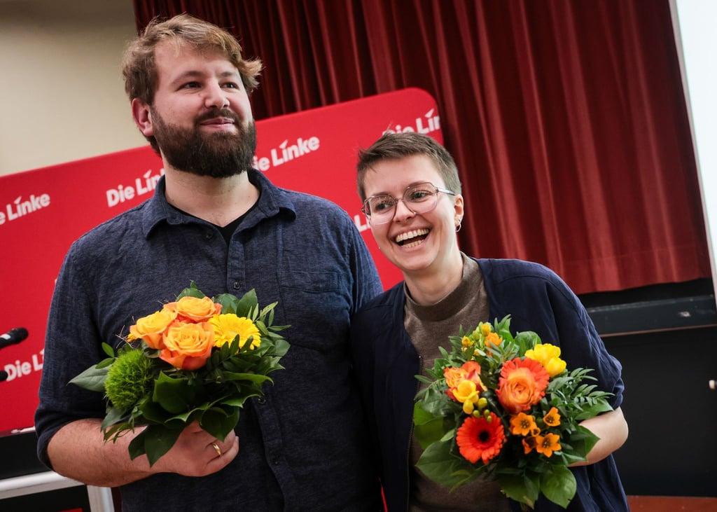 Max Petermann und Anna Fischer wurden als Landesvorstandssprecher der Bremer Linken gewählt.