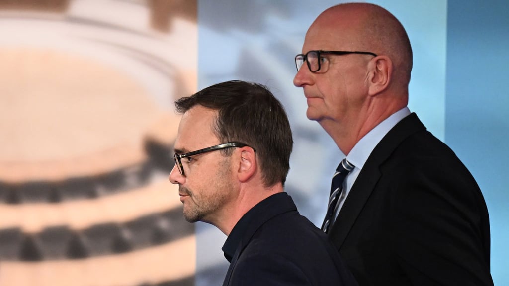 Sie dürften in einer neuen Regierungskoalition die wichtigsten Männer sein: Der bald dienstälteste Ministerpräsident von Deutschland, Dietmar Woidke, und CDU-Landeschef Jan Redmann. (Archivbild)