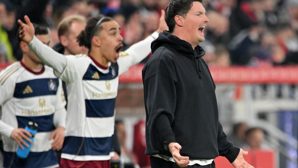 Haderte mit dem Schiedsrichter: HSV-Trainer Merlin Polzin.