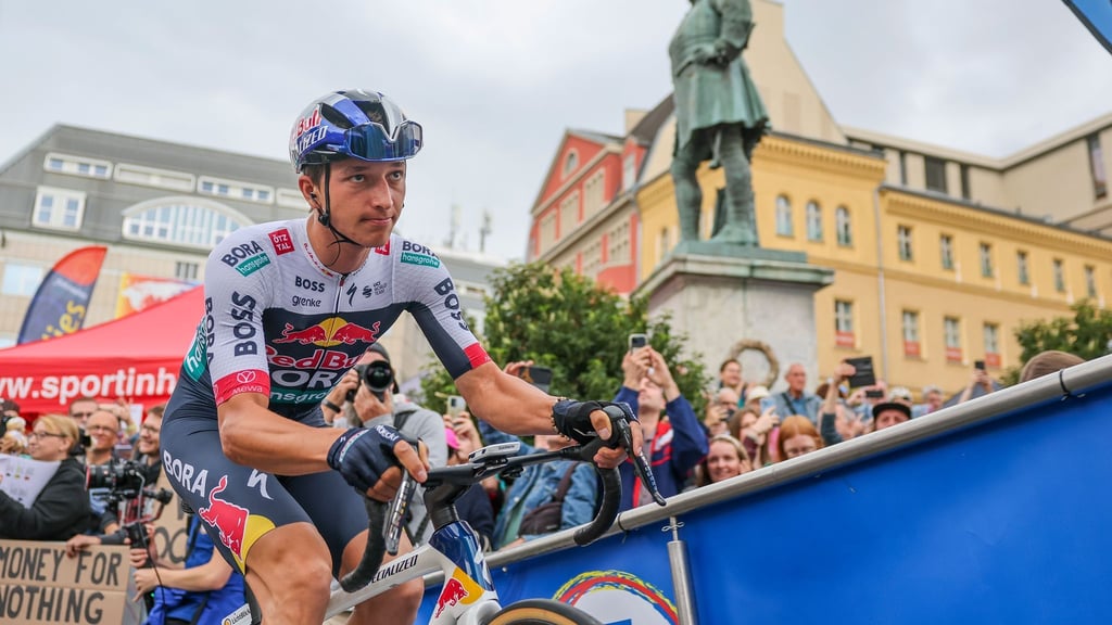 Florian Lipowitz attackierte auf der letzten Etappe der Algarve-Rundfahrt. (Archivbild)