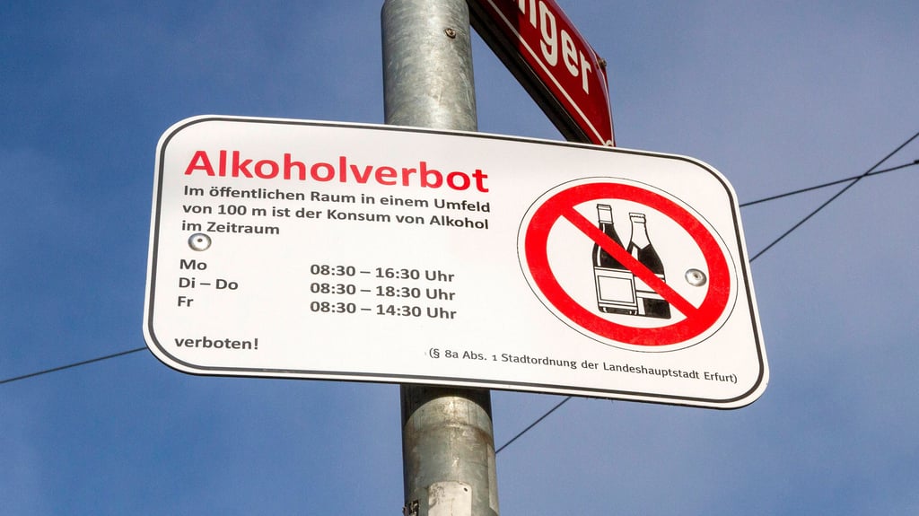 In Erfurt gibt es bereits eine Alkoholverbotszone. Auch für drei Brennpunkte in Magdeburg soll dies nun geprüft werden.