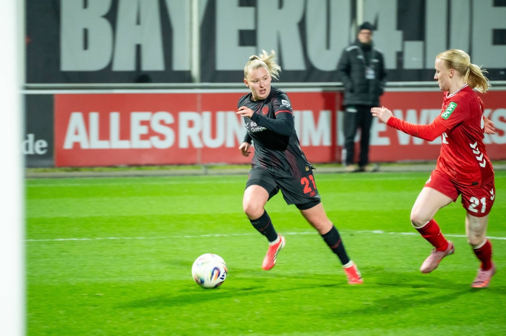 Vanessa Fudalla spielt für Bayer Leverkusen.