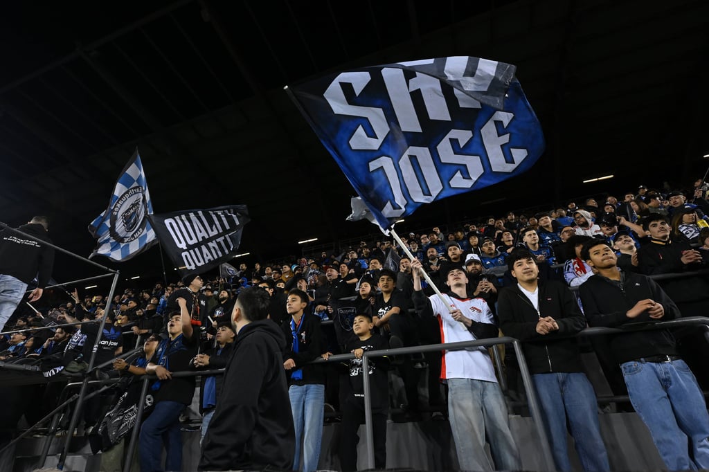 Fans der San Jose Earthquakes beim Heimspiel gegen Kansas City.