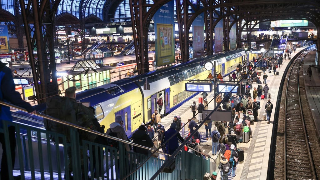 Die Züge des Metronum fahren derzeit nicht vom und zum Hamburger Hauptbahnhof. (Symbolbild)