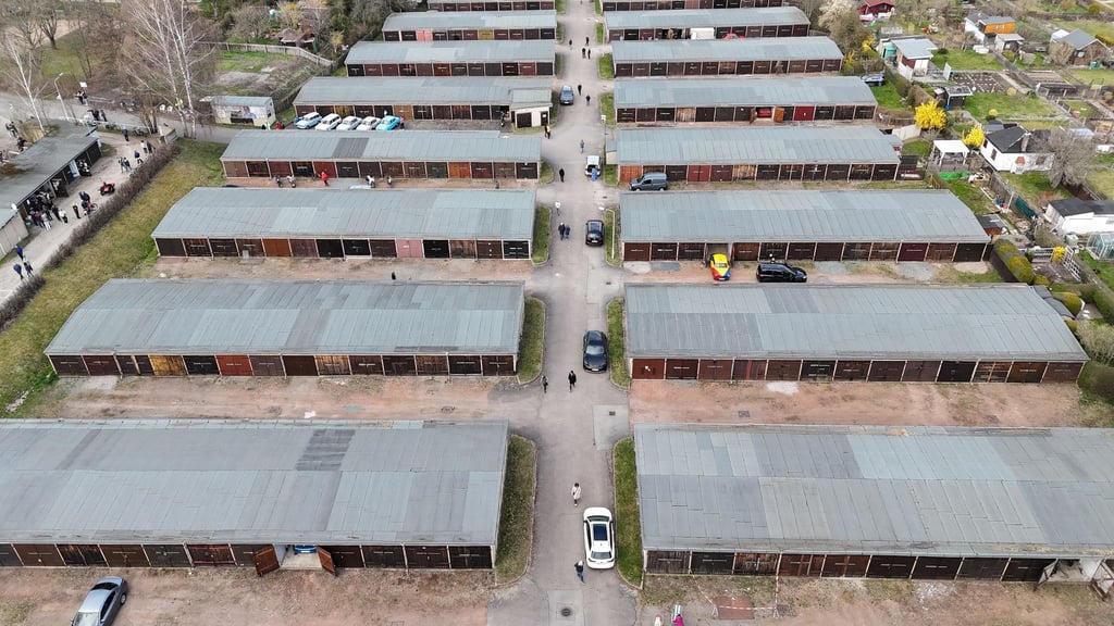 Der Freistaat Sachsen erbt auch immer wieder Garagen. (Archivbild)