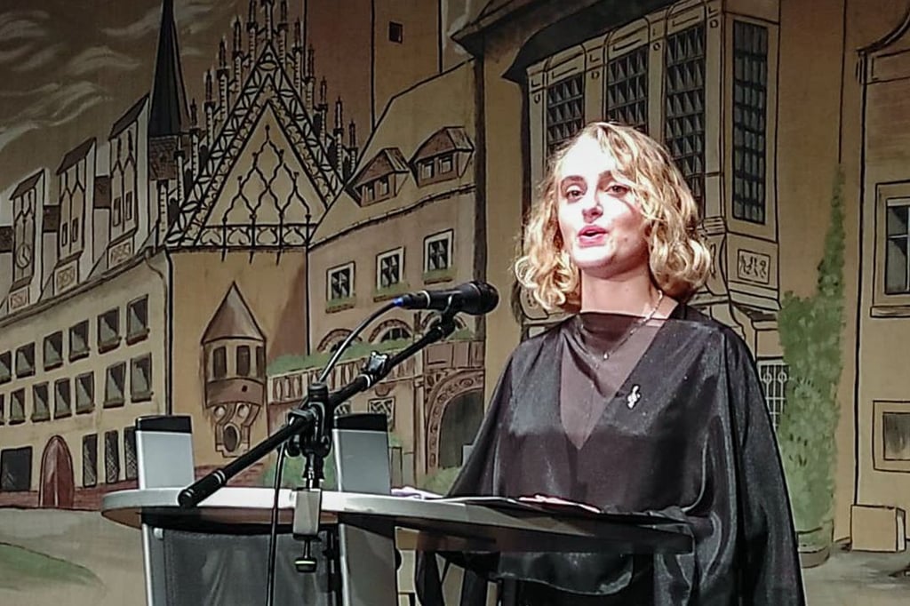 Roksolana Pelekhata gewann bei der Wolfsohnehrung am Montagabend den Hauptpreis. 