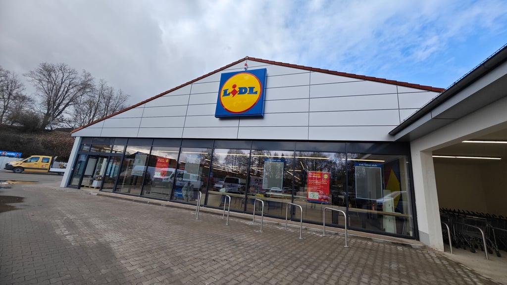 Der Lidl-Markt in Mansfeld steht kurz vor der Eröffnung. 