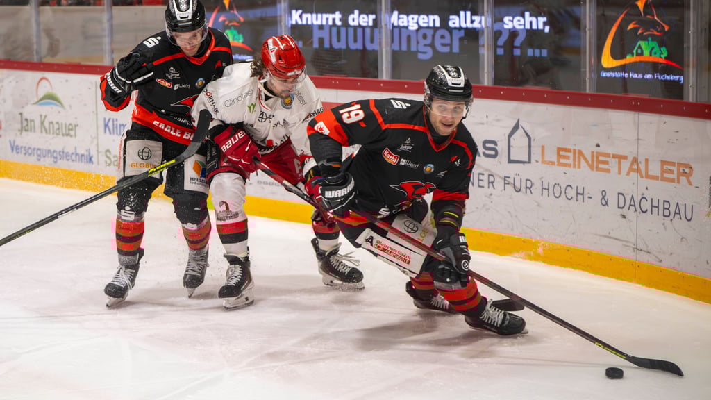 Elvijs Biezais (r.) und die Saale Bulls sind nun gegen die Hannover Scorpions gefragt.