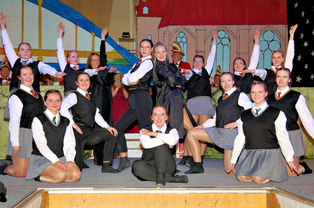 Die Prinzengarde des NCC wird mit ihrem Showtanz bei den Landesmeisterschaften teilnehmen. 