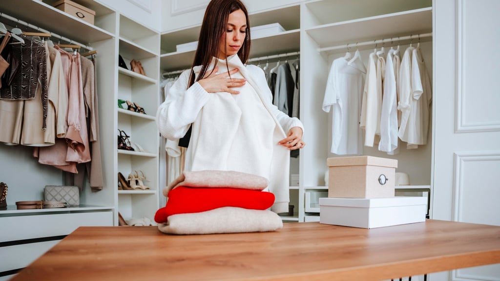 Weg damit? Der Saisonwechsel im Kleiderschrank lässt sich auch gut zum Aussortieren nutzen.