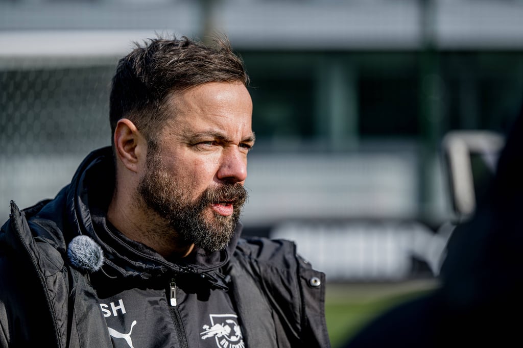 Sebastian Heidinger, Trainer der U19 von RB Leipzig (Archivfoto).