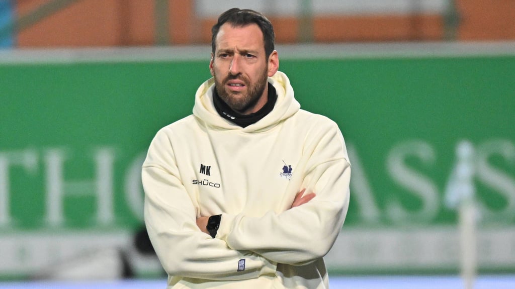 War keineswegs begeistert am vergangenen Freitag: Mitch Kniat von Arminia Bielefeld.