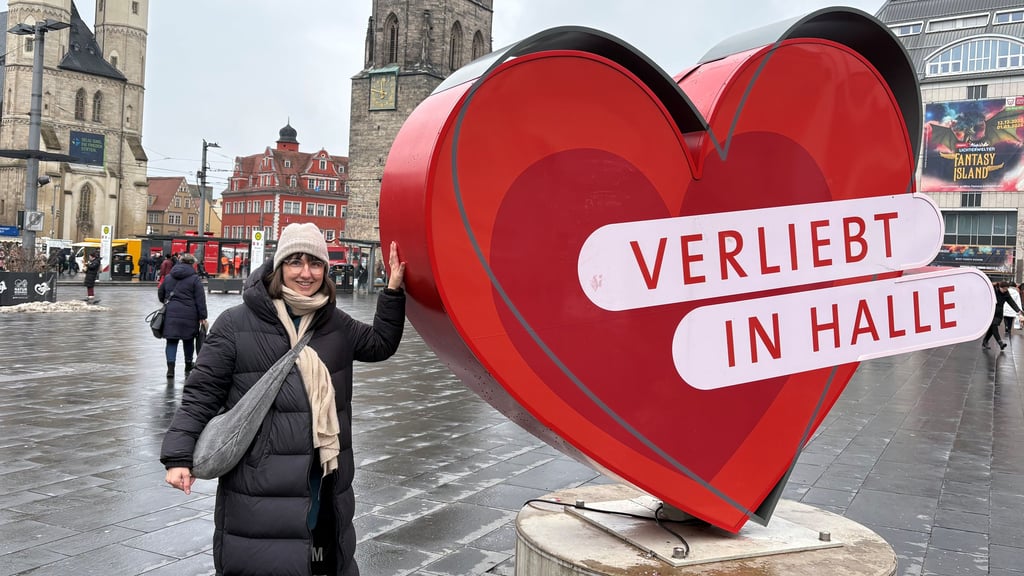 Julia Förste stammt aus dem Geiseltal und hat nun in Grenoble einen Freundschaftsverein Grenoble-Halle gegründet.