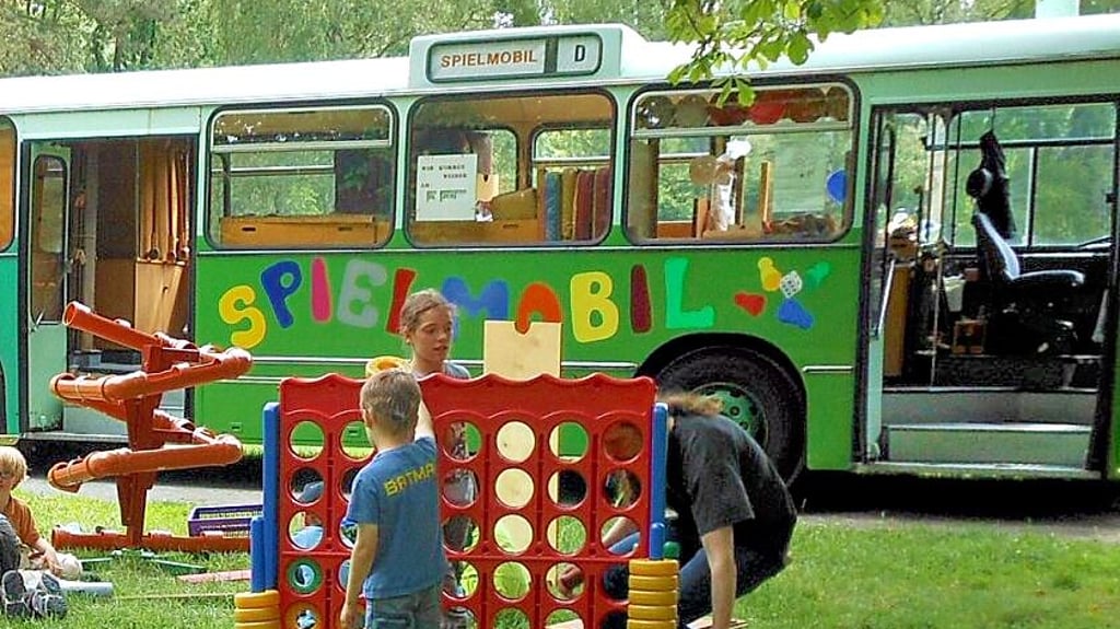 Das alte Spielmobil der Urbanisten 
