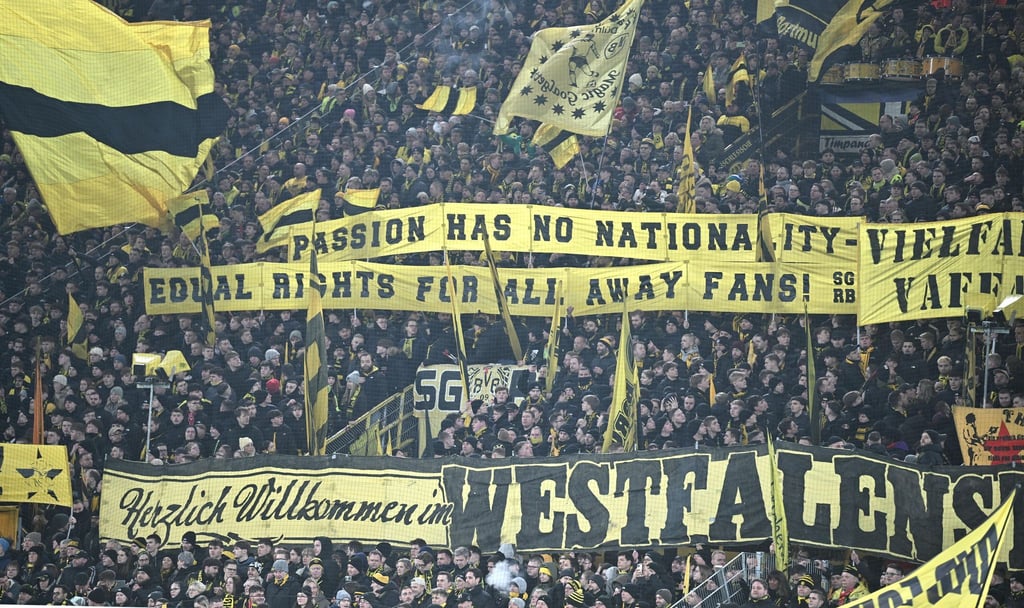 Die Ultra-Fans von Borussia Dortmund fehlen beim Champions-League-Spiel in Bergamo. (Archivbild)