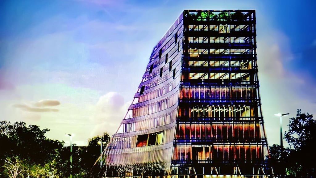 So soll es mal aussehen: Das Zukunftszentrum in Halle.