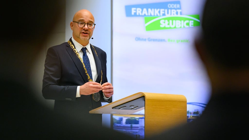 Der Oberbürgermeister der Stadt Frankfurt (Oder), Axel Strasser (parteilos), sieht die Kontrollen an der polnischen Grenze auch skeptisch. (Archivbild)