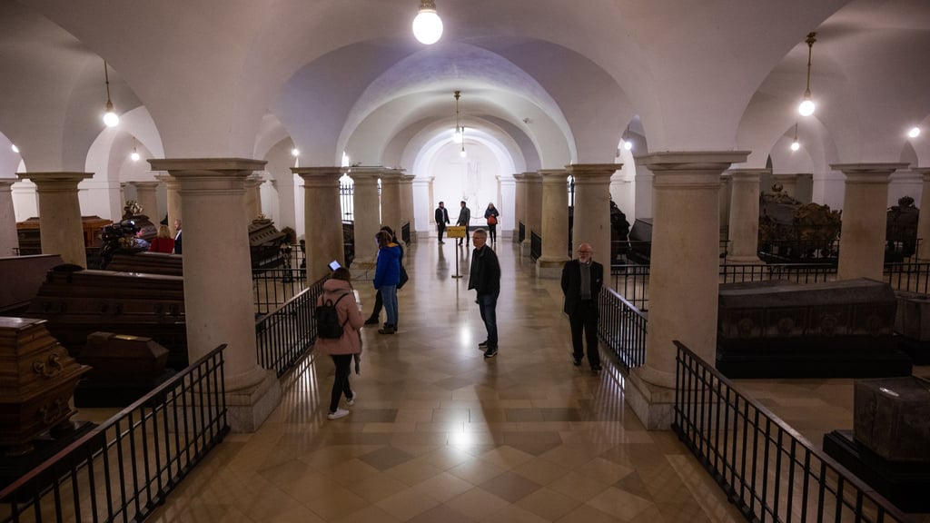 So sah die Hohenzollerngruft im Berliner Dom 2020 vor der Sanierung aus. (Archivbild)