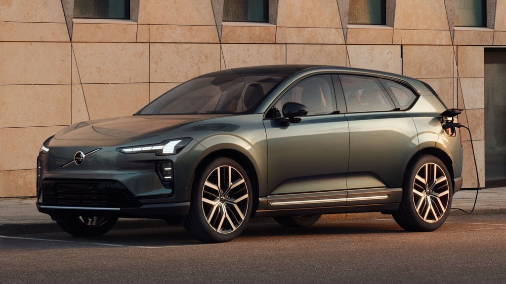 Der vollelektrische Volvo EX60 kommt 2026 zu den Händlern.