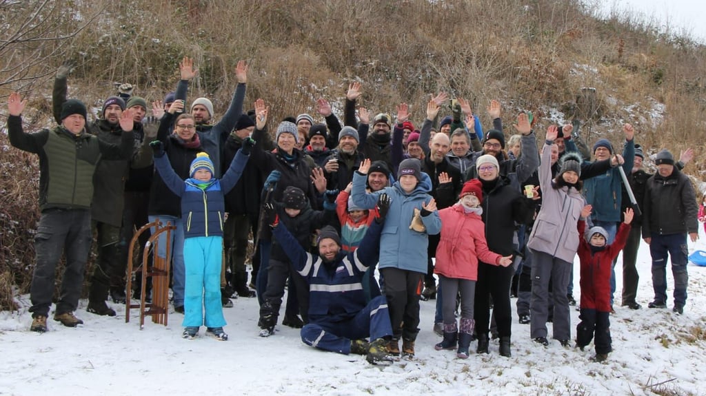 Bereits im vorigen Jahr hat sich der Heimatverein zu einem Arbeitseinsatz im Hüttengrund getroffen.