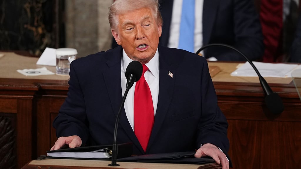 Die USA hätten jetzt die mit Abstand sichersten Grenzen in der Geschichte Amerikas - sagt Trump.