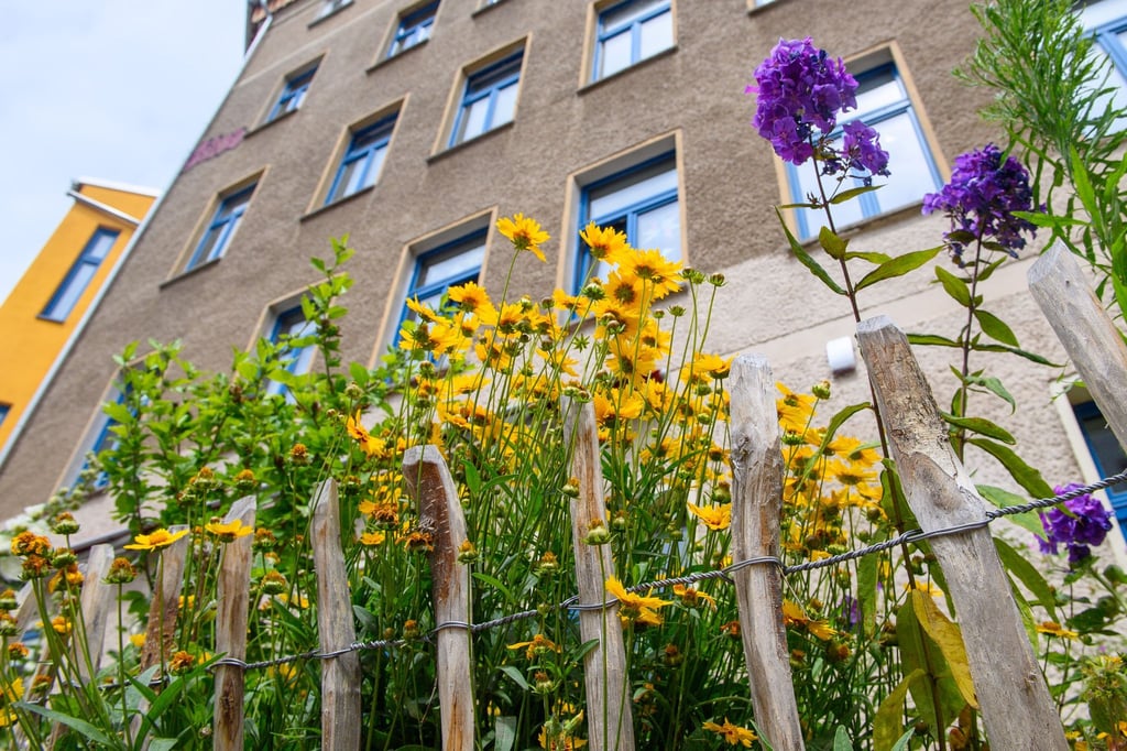 Das Magdeburger Wohnprojekt „Bunte Butze“ wurde letztes Jahr für die Sanierung eines Gründerzeithauses zum CO2-neutralen Mehrgenerationenhaus mit dem Umweltpreis Sachsen-Anhalt ausgezeichnet (Archivbild)