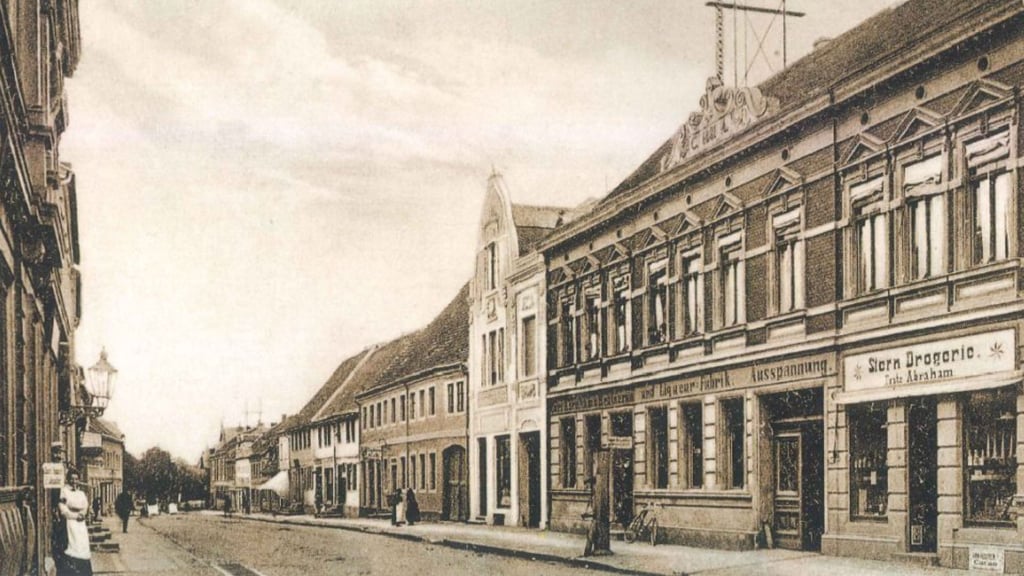Genthin Mühlenstraße um 1905 
