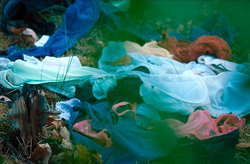 In den Wäldern von Potsdam-Mittelmark fanden die Ermittler immer mehr Damenunterwäsche. Der "Rosa Riese" sammelte diese in Depots.