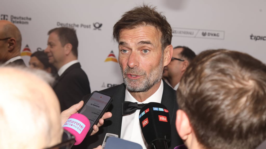 Jürgen Klopp beim Ball des Sports.