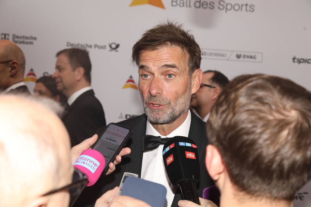 Jürgen Klopp beim Ball des Sports.