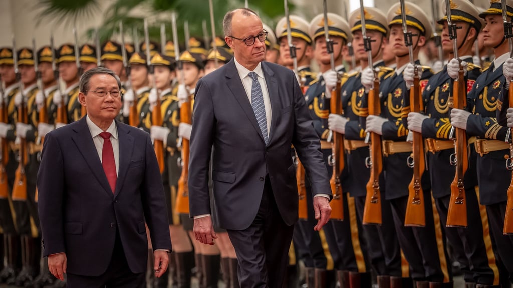 Merz appelliert in Peking an die gemeinsame Verantwortung Europas und Chinas.