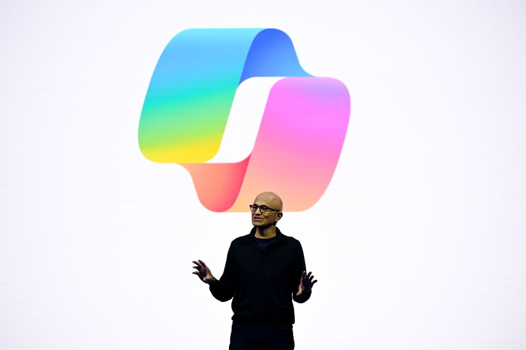 Microsoft-Konzernchef Satya Nadella umwirbt europäische Kunden mit Sicherheitsgarantien.