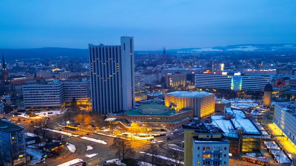 Das markante Congress Hotels in Chemnitz zeigt Herz.