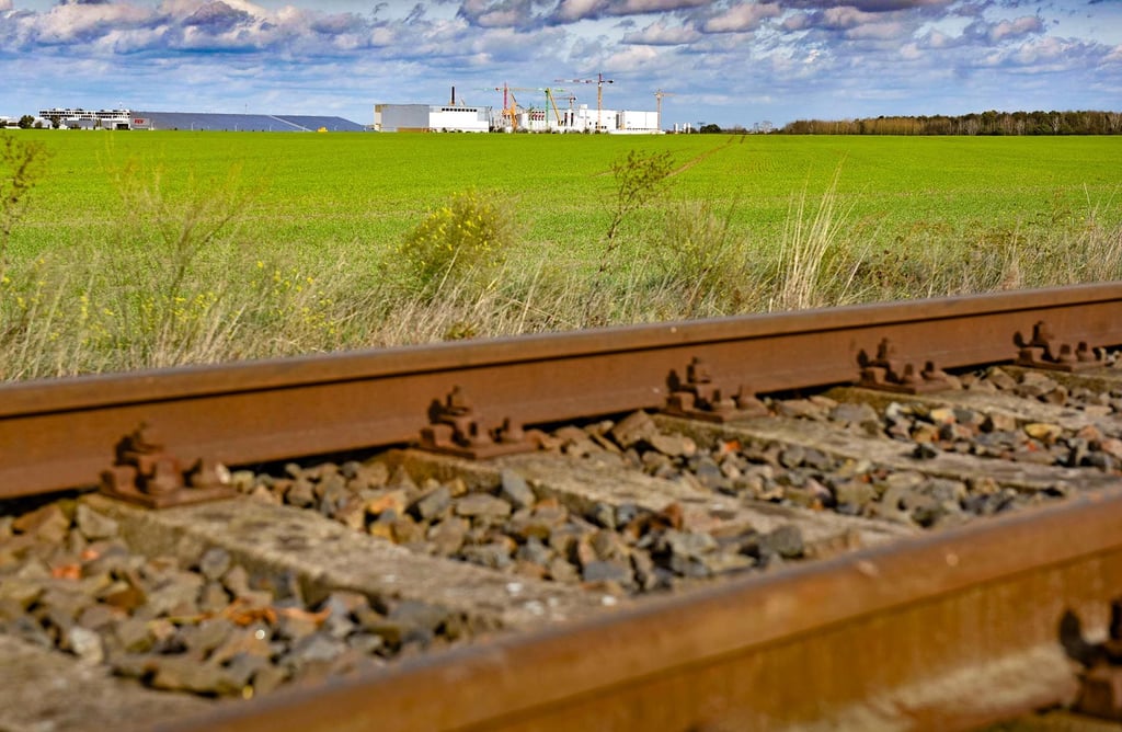 Einsames Gleis: Die Strecke Bitterfeld-Stumsdorf wird derzeit nur vereinzelt für Güterverkehr genutzt.