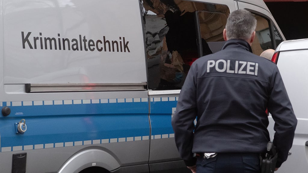 Die Spurensicherung war in Zerbst vor Ort. 