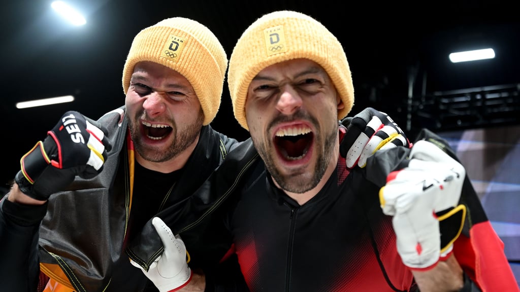 Georg Fleischhauer aus Halberstadt (rechts) und Johannes „Hansi“ Lochner haben es mit dem Olympiasieg allen Zweiflern gezeigt. 