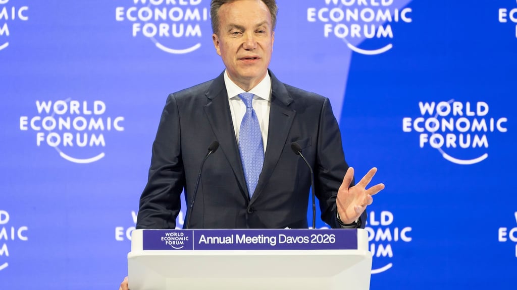 Im Januar leitete Børge Brende noch das Weltwirtschaftsforum in Davos. (Archivbild)